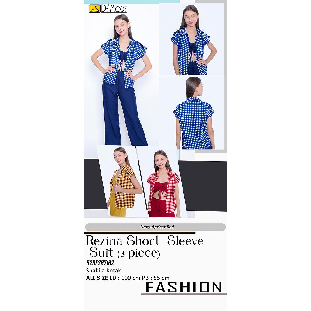 Rezina Short Sleeve Suit ( 3 Piece )