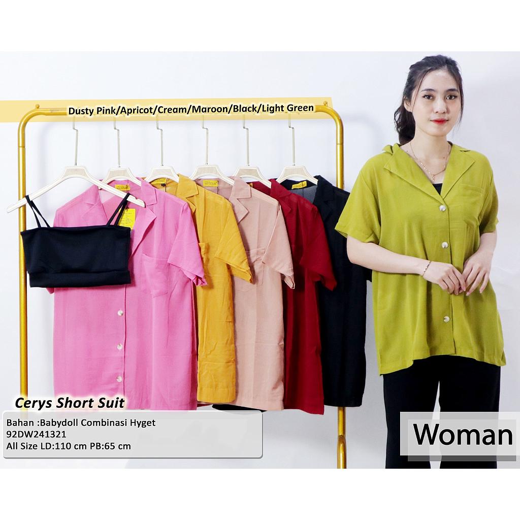  Cerys short  top suit ( 2 Piece ) (DW241)