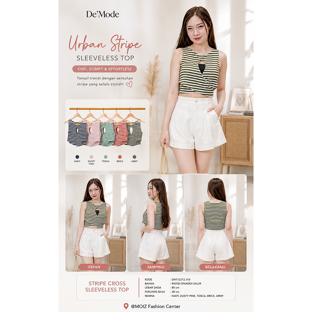 Fernanda sleeveless top (DN.310)