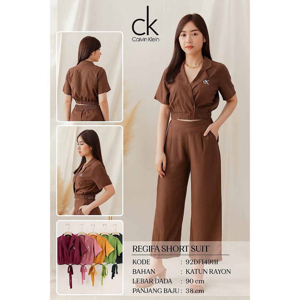 Regifa Short  Suit (2 Piece) (DF149)