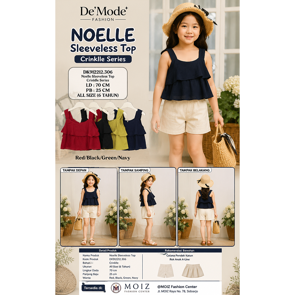  Noelle Sleeveless Top (DK.306)