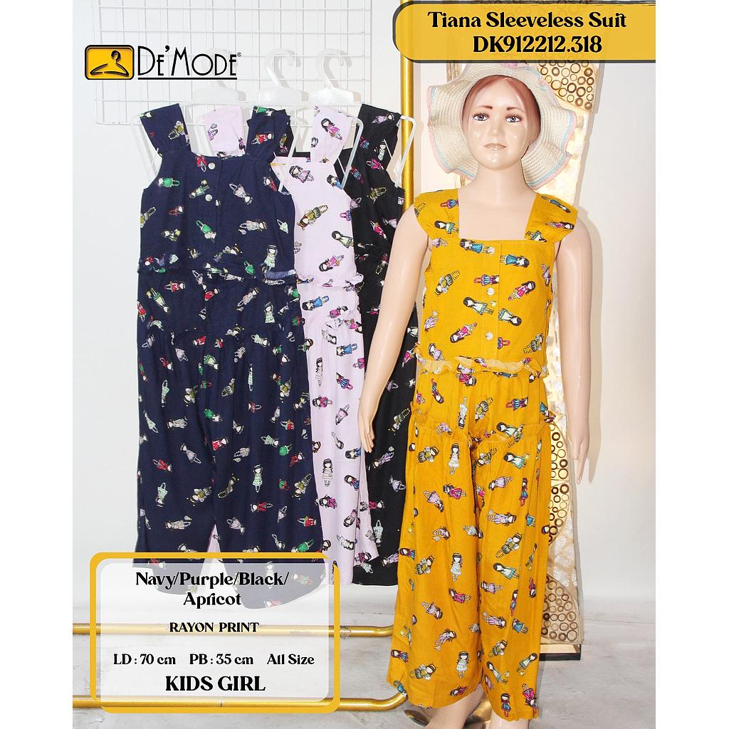 Tiana sleeveles suit ( 2 Piece )(DK.318)