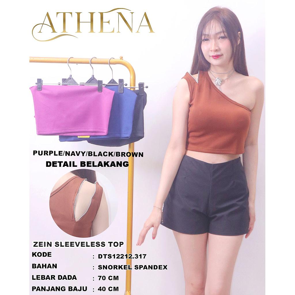 Zein sleeveless Zip Top (DT.317)