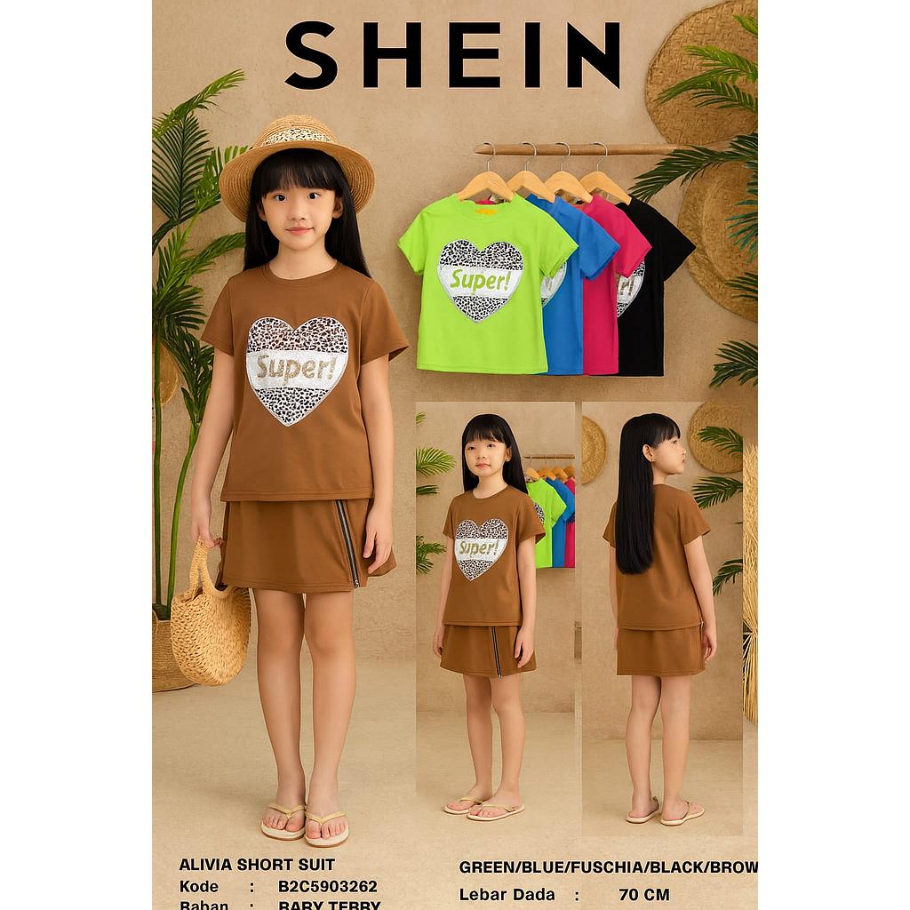 Alivia short suit ( 2 Piece )(C590)