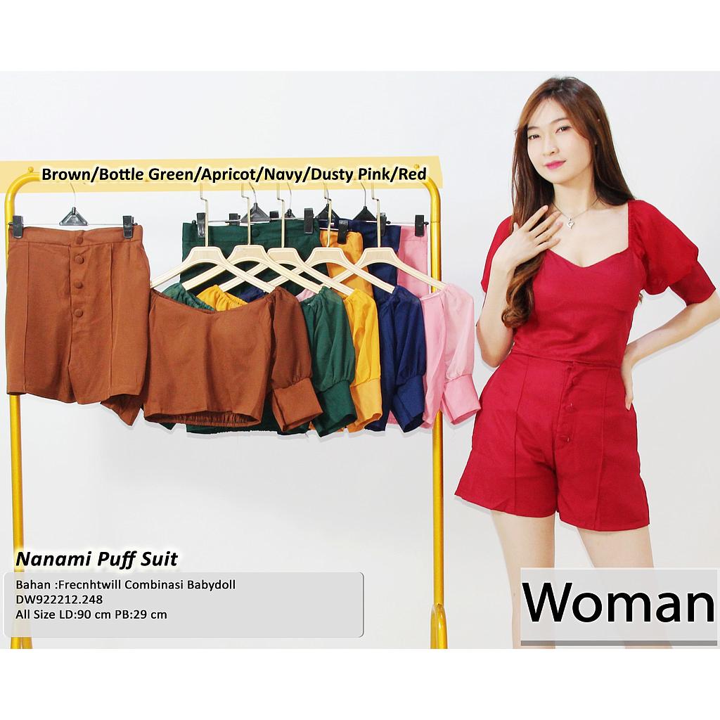 Nanami Puff  suit  ( 2 Piece )(DW.248)