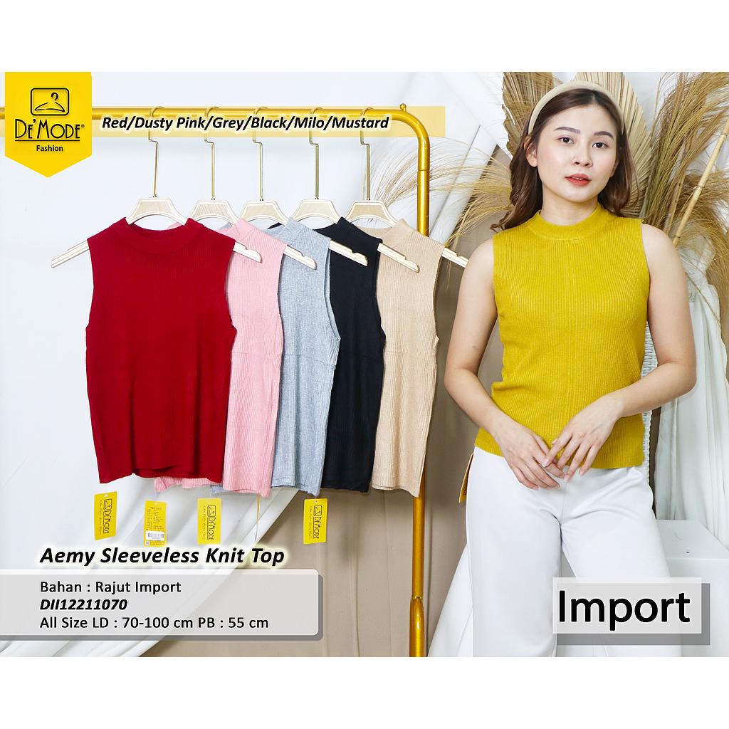 Aemy sleeveless knit top
