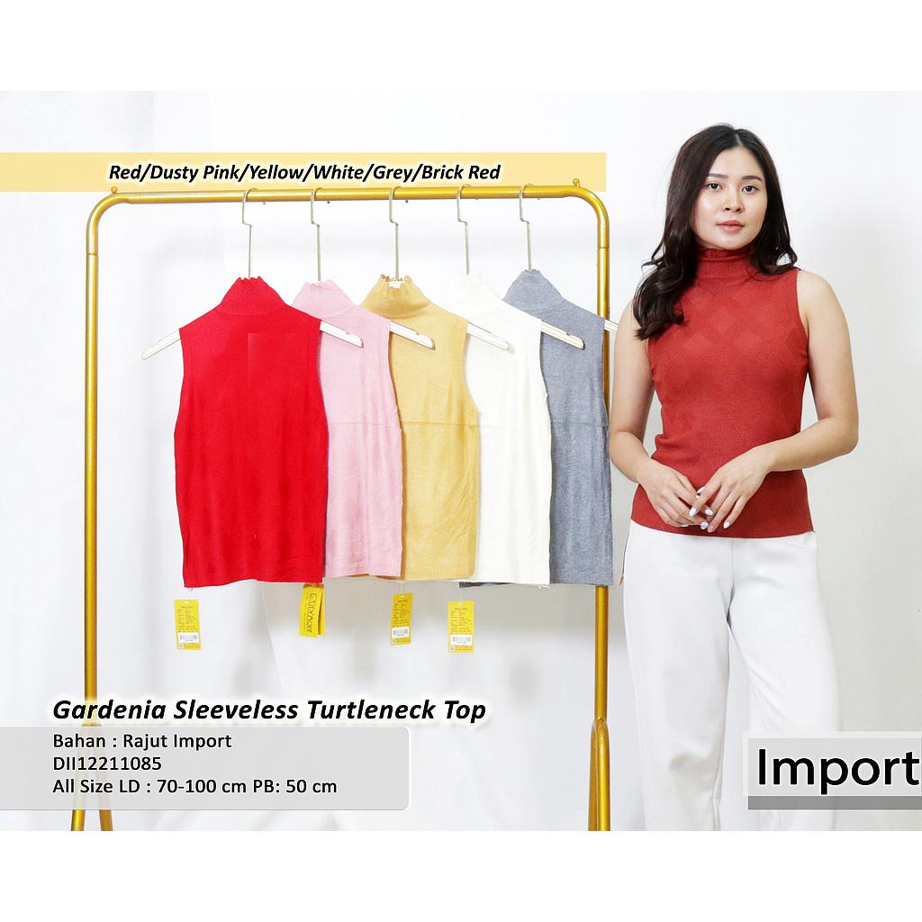 Gardenia Sleeveless Trutleneck Top