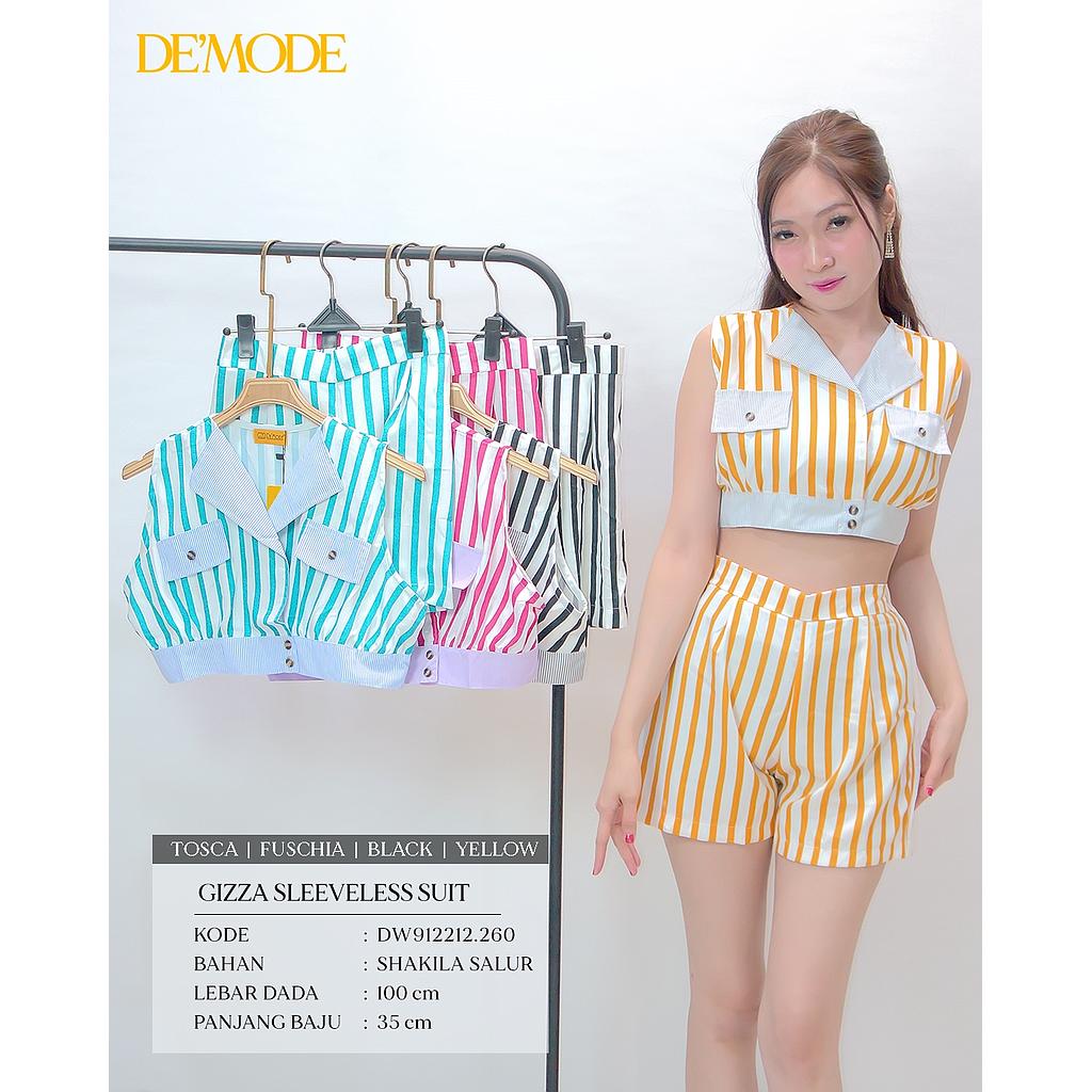 Gizza sleeveless suit ( 2 Piece )(DW.260)