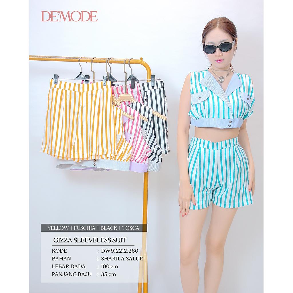 Gizza sleeveless suit ( 2 Piece )(DW.260)