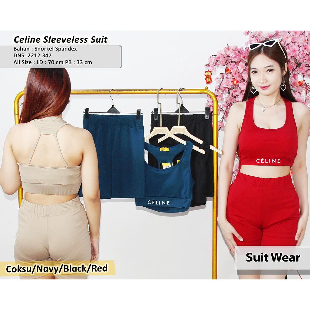 Celine Sleeveless Suit (2piece)  (DN.347)