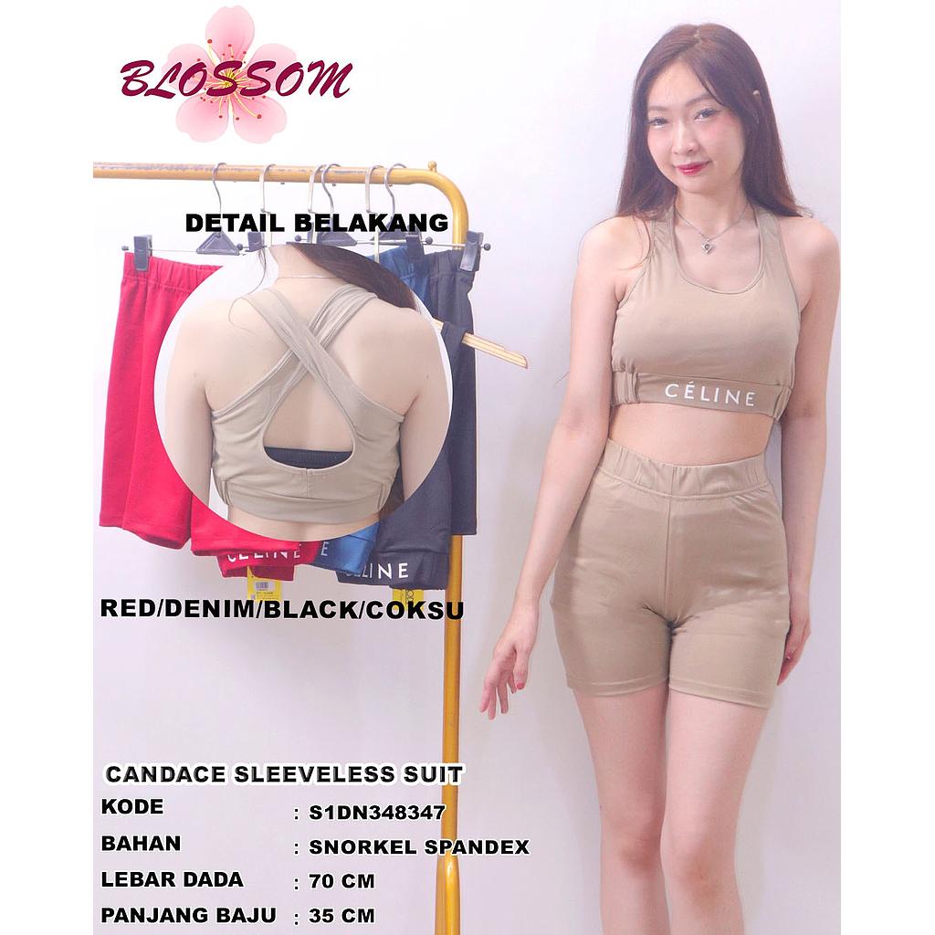 Candace Sleveless Suit ( 2 Piece )(DN348)