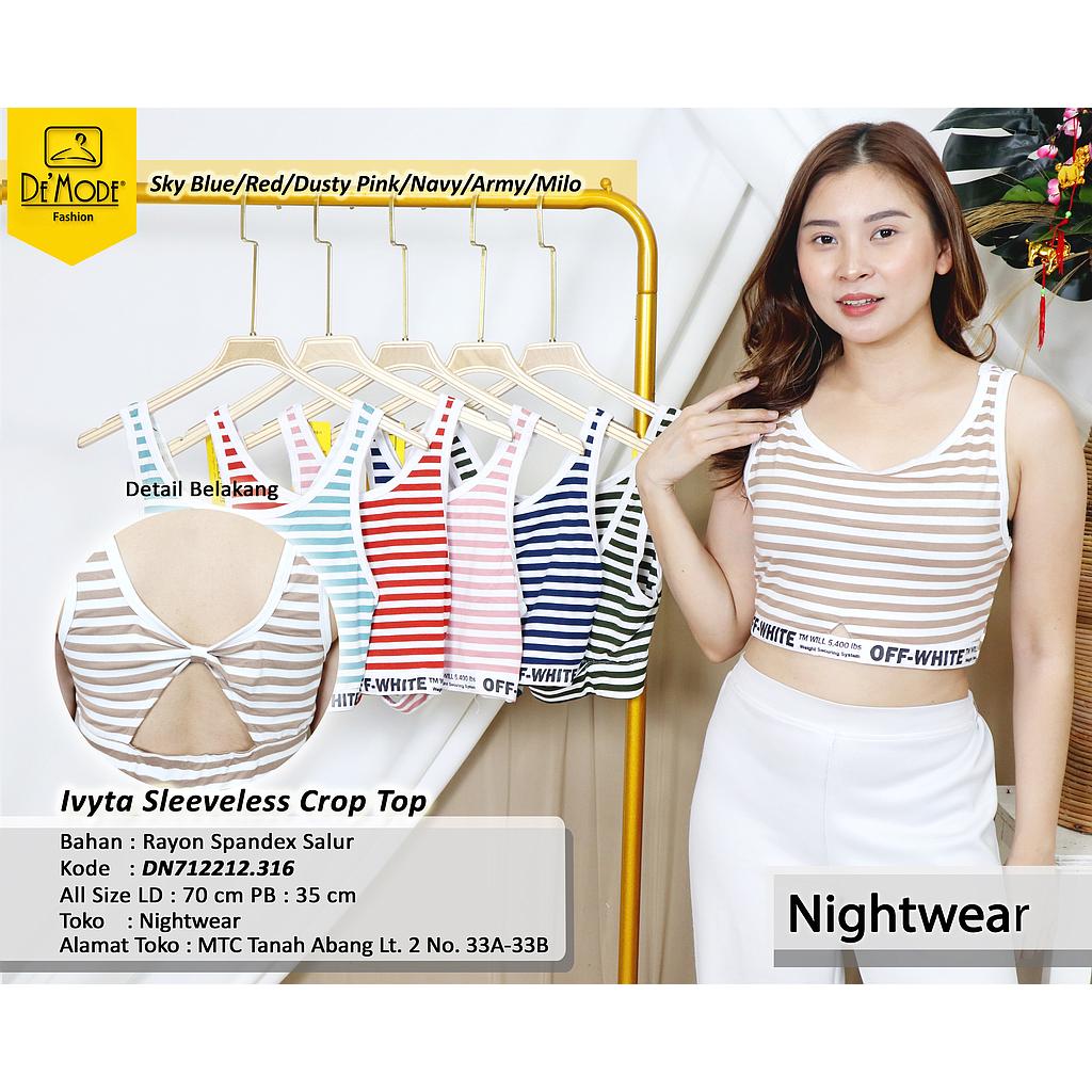 Ivyta sleeveless crop top (DN.316)