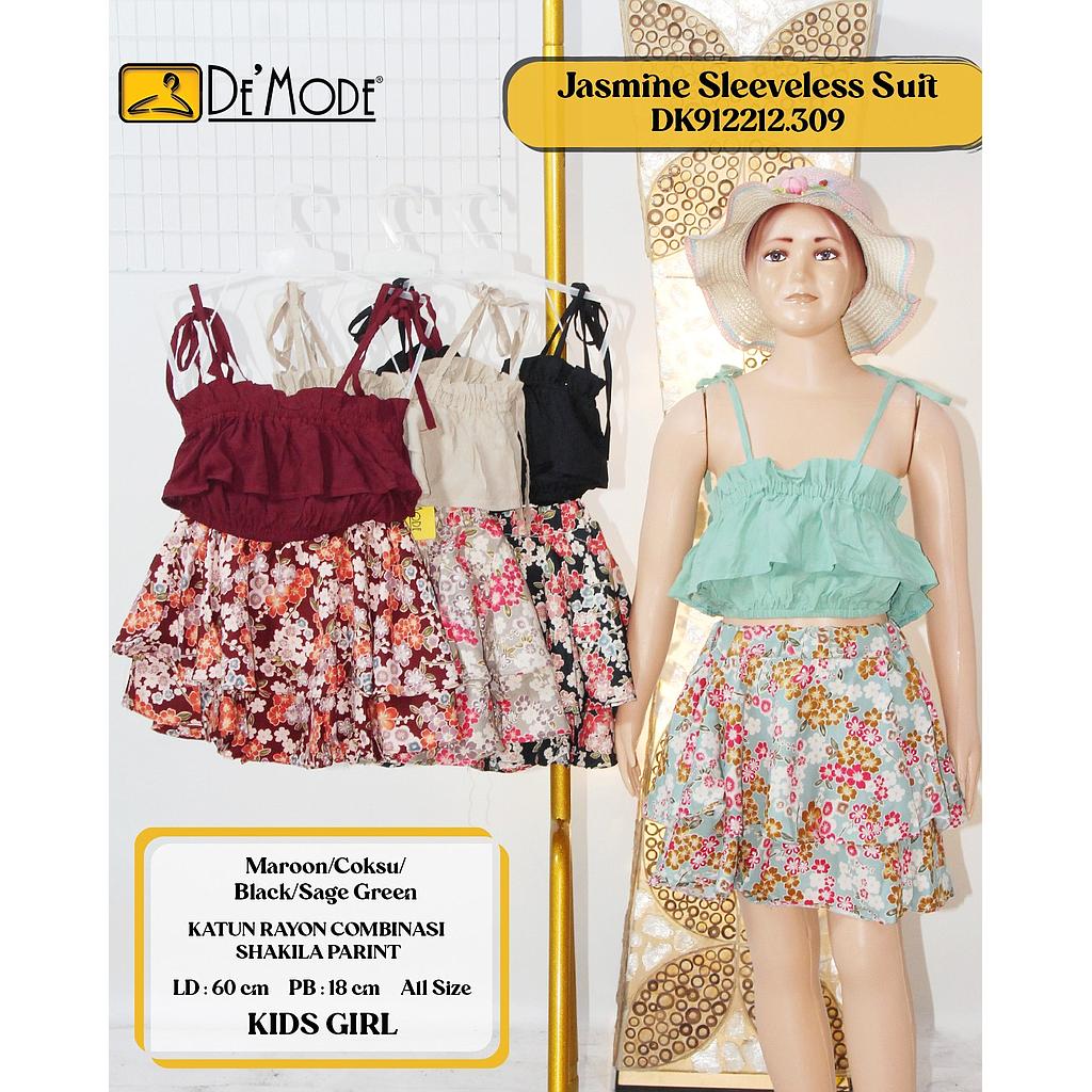 Jasmine sleeveless suit (2piece) (DK.309)