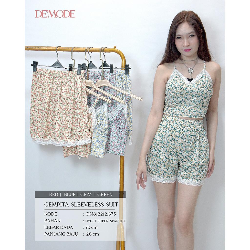 Gempita sleeveles suit (2 piece)(DN.375)