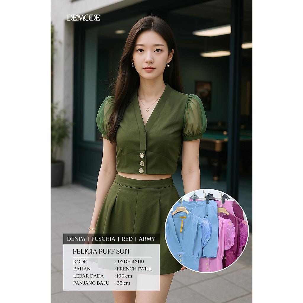 Felicia Puff Suit (DF143)