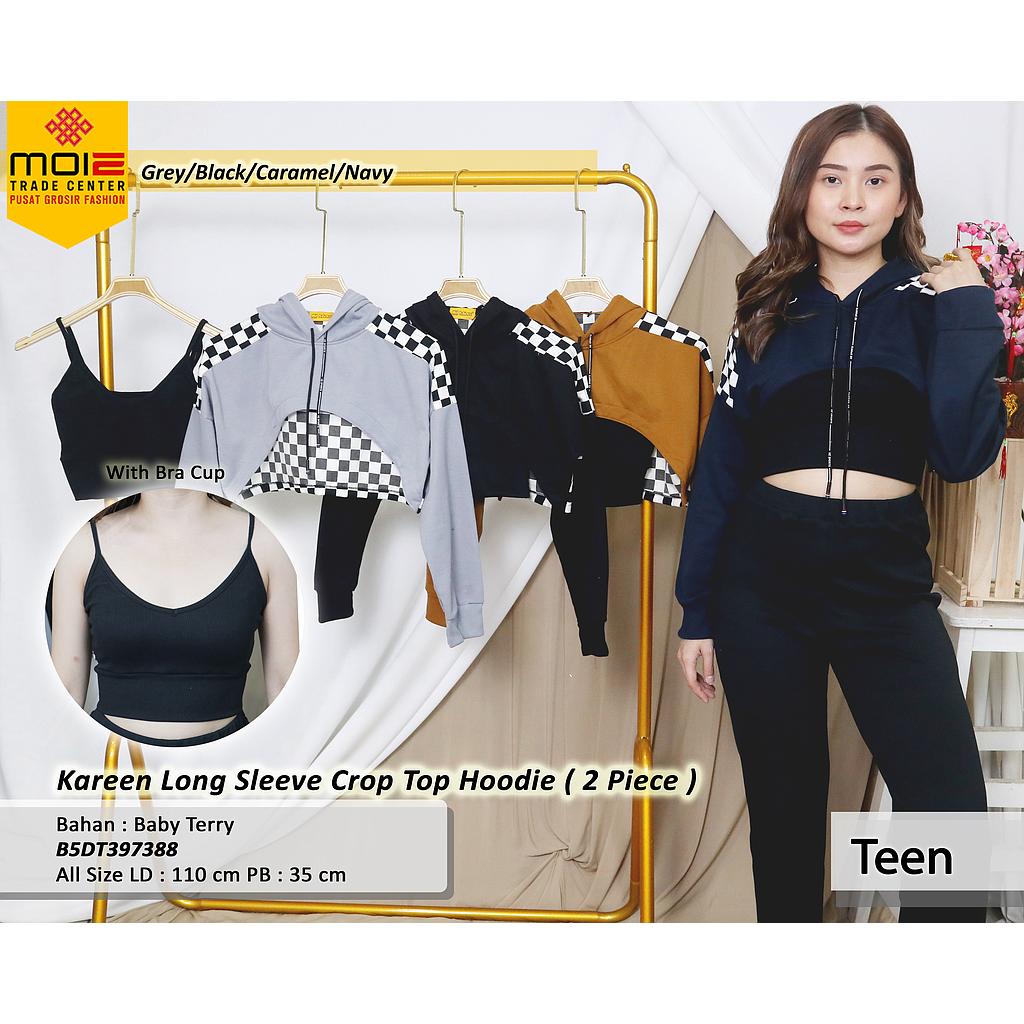 Kareen Long Hoodie  (2piece) (DT397 )