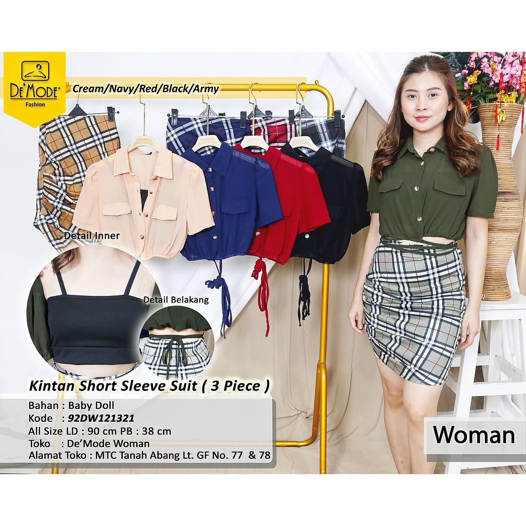 Kintan short sleeve suit  (2piece) (DW121)