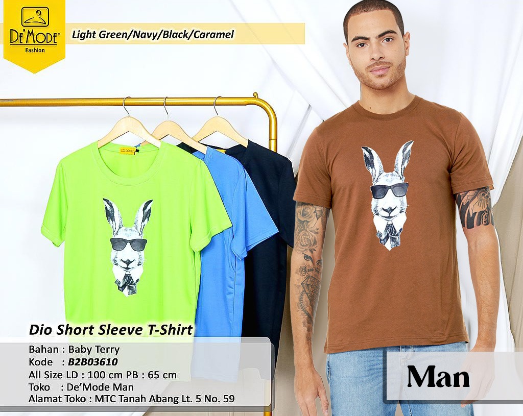 Dio short T-shirt (B036)