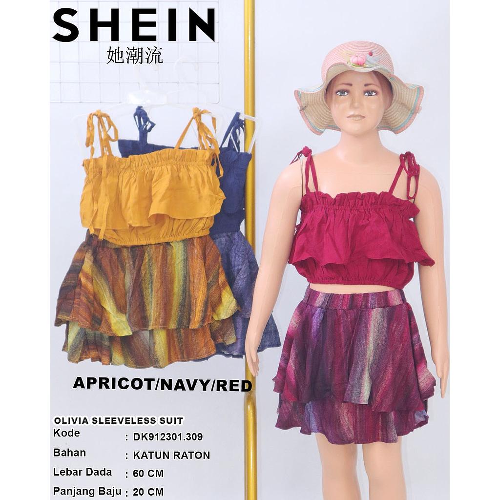  Olivia  sleeveless suit  (2piece) (DK.309)