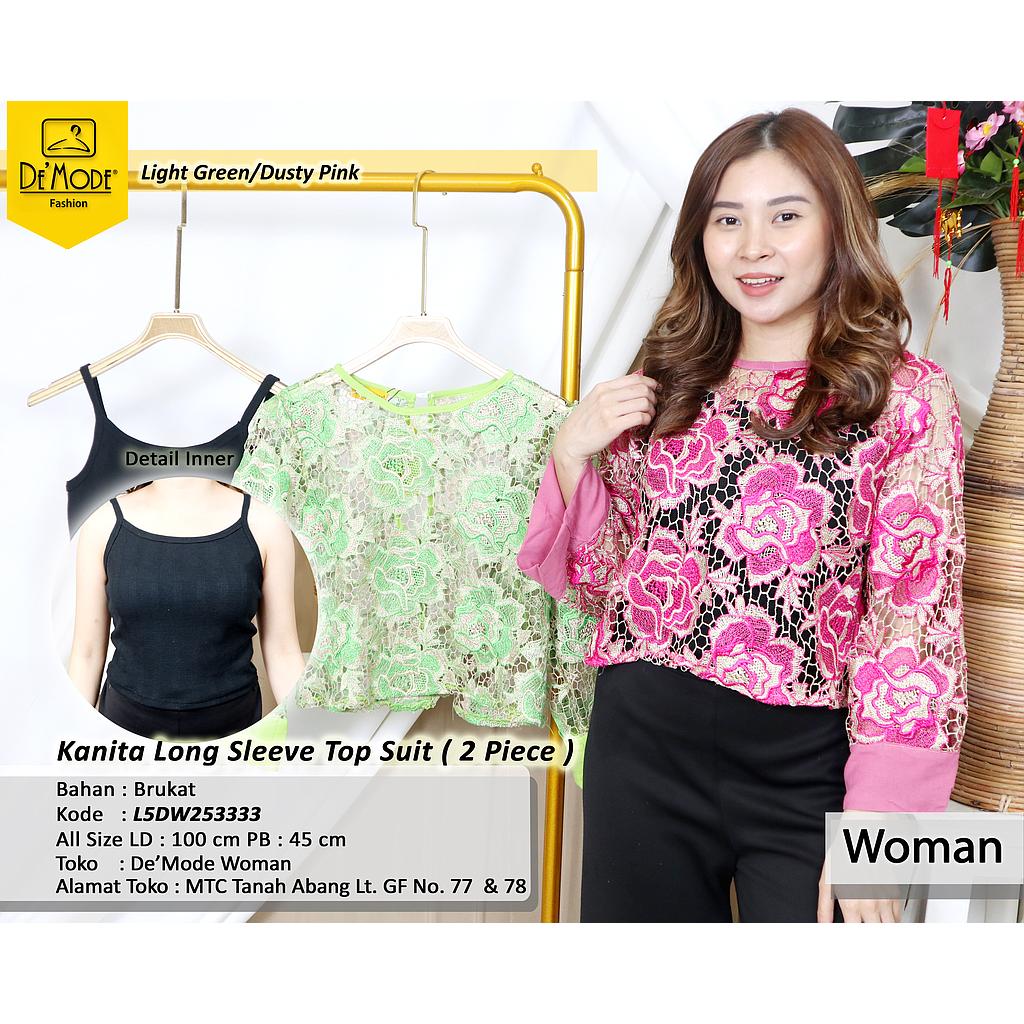  kanita long   top suit(2piece)  (DW253)