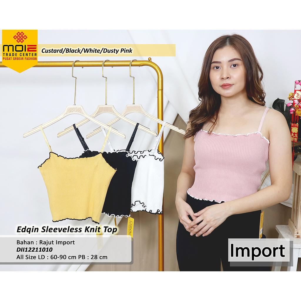 Edqin Sleeveless knit top