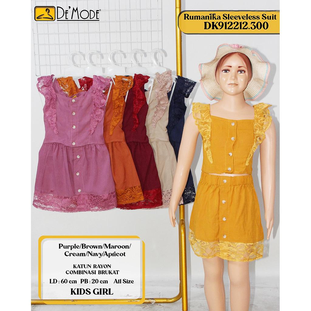 Rumanika sleeveless suit (2piece) (DK.300)