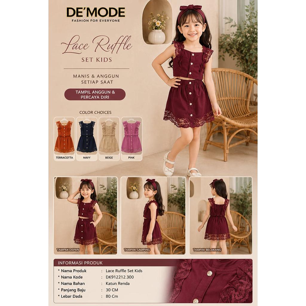 Rumanika sleeveless suit (2piece) (DK.300)