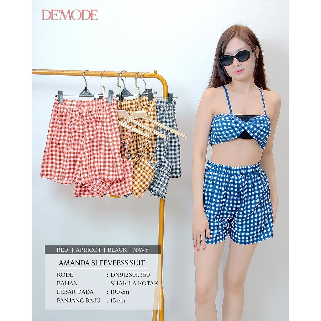 Amada sleeveless Suit (2 piece) (DN.350)