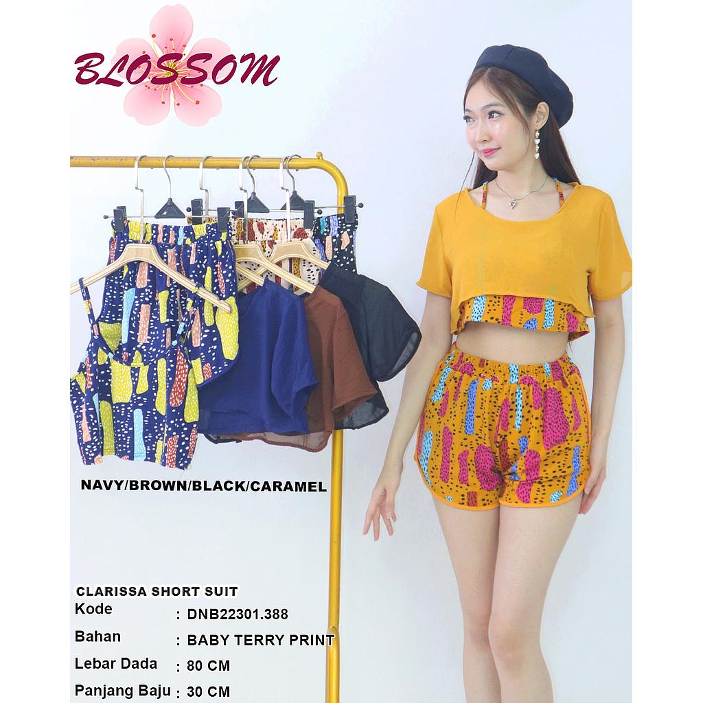 Clarissa Short  suit ( 3 Piece )(DN.388)