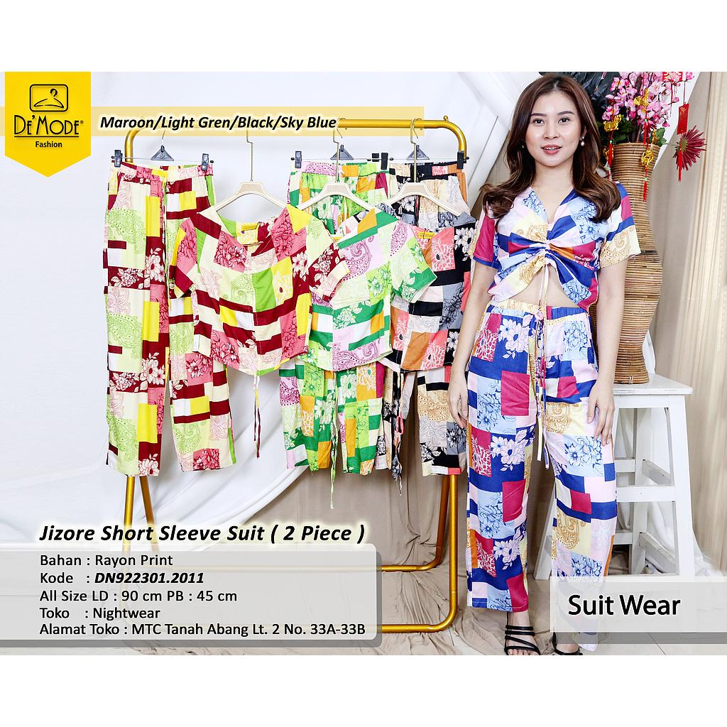 Jizore short sleeve suit  (2piece) (DN.201)