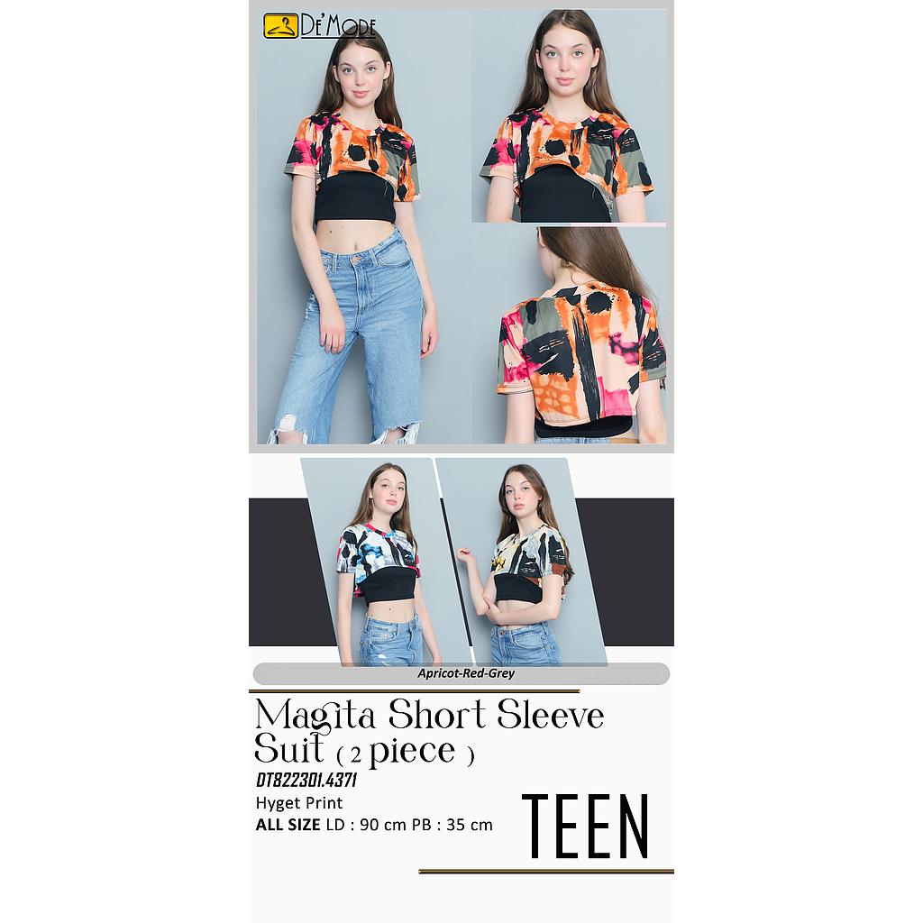 Magita short sleeve top suit (2piece) (DT.437)