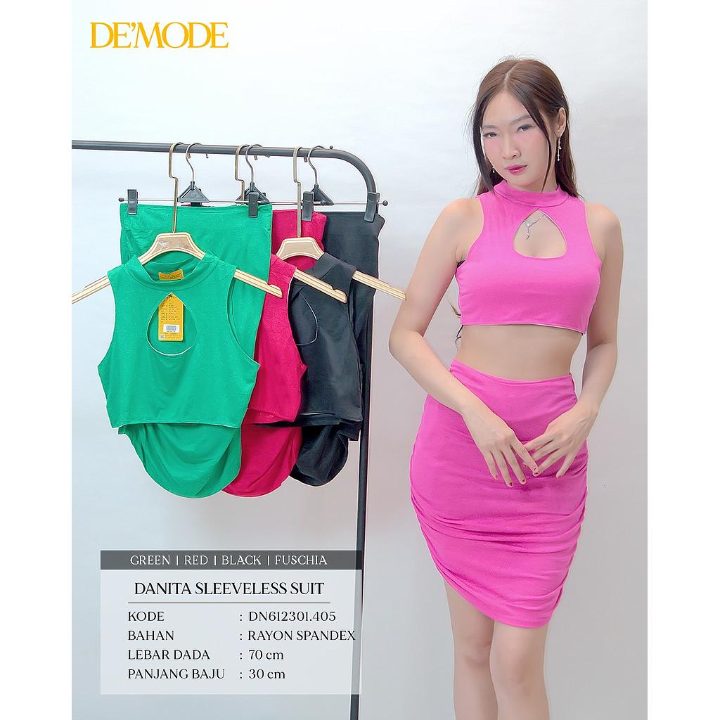 Amanda sleeveless suit (2 piece) (DN405)