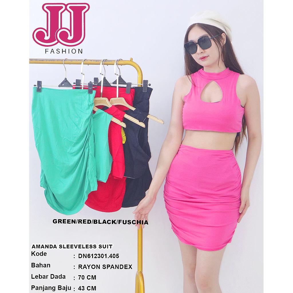 Amanda sleeveless suit (2 piece) (DN405)