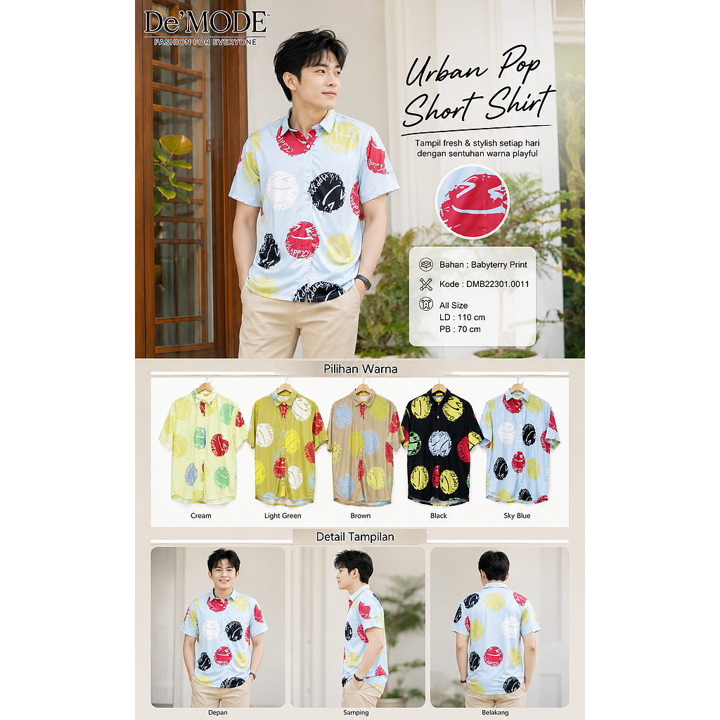 Filo Short  Shirt (DM001)