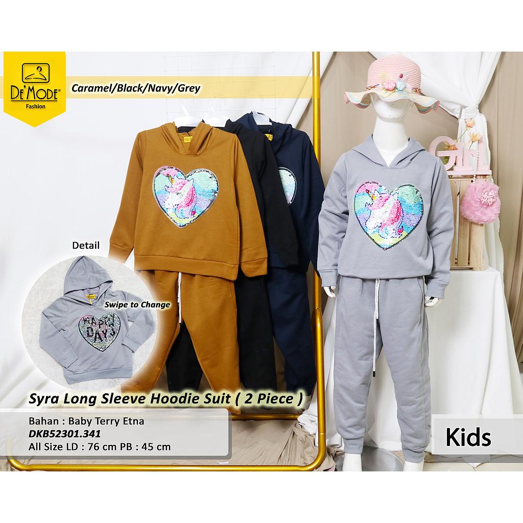 Syra Long sleeve Hoodie suit (2piece)   (DK.341)