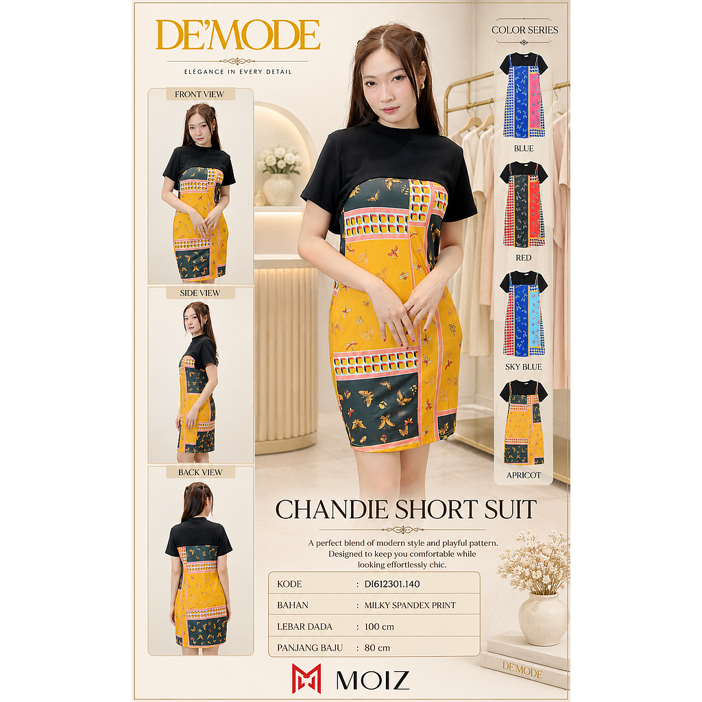 Chandie Short suit  (2piece) (DI.140)