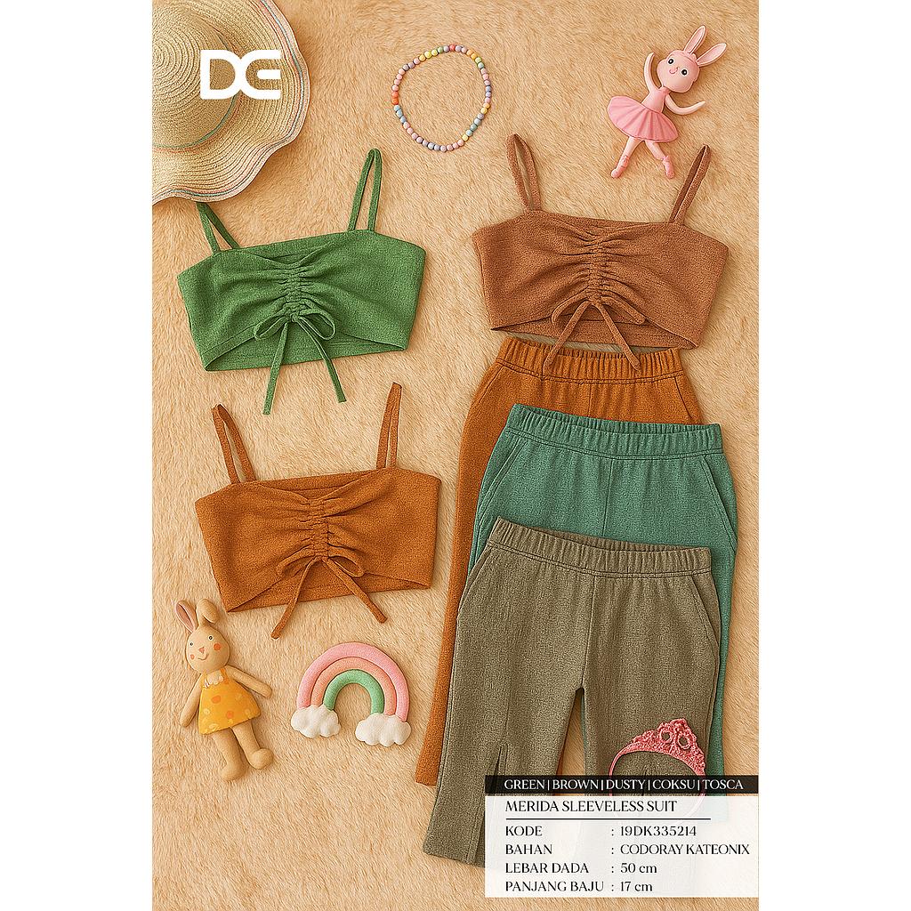 Merida sleeveles suit (2 piece) (DK335)