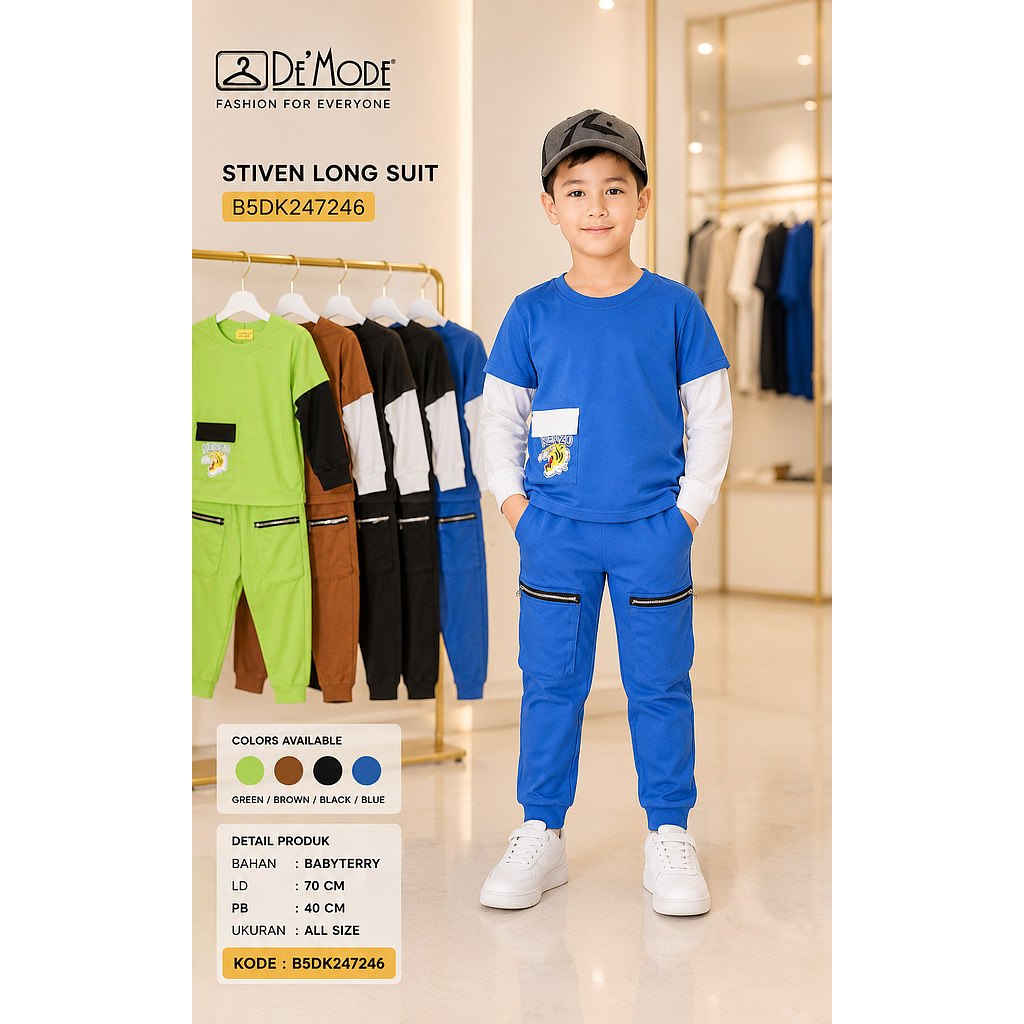 Stiven Long  suit   (DK247 + DK246)