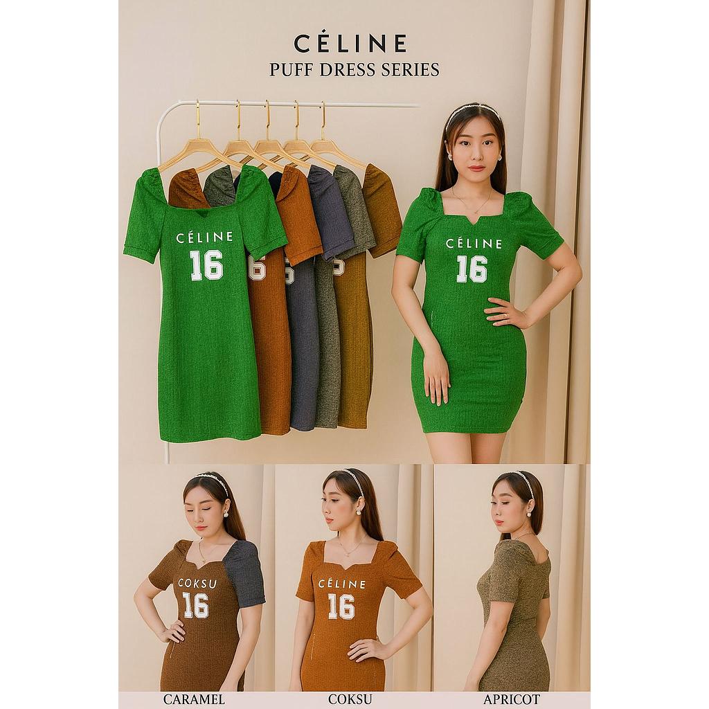  Celine Puff dress (DI089)