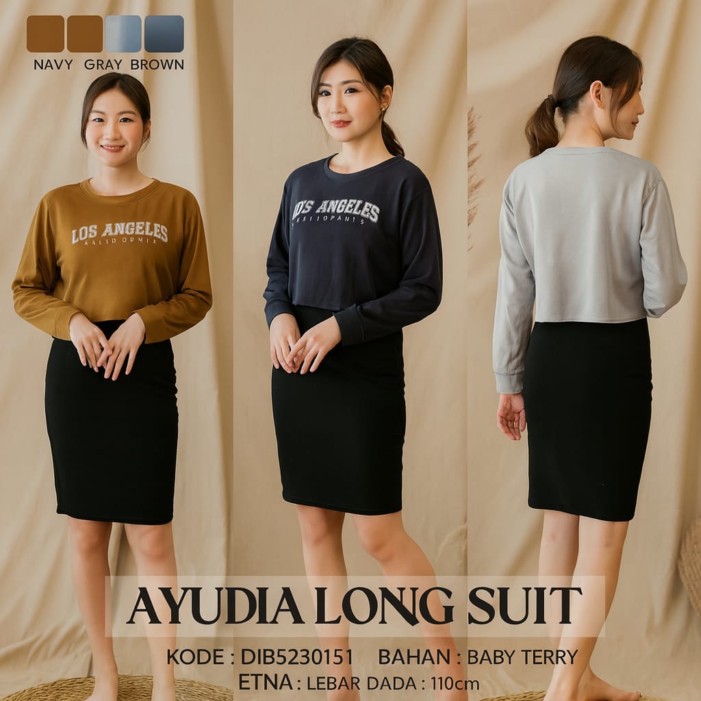 Ayudia Long suit (2 piece)(DI151)