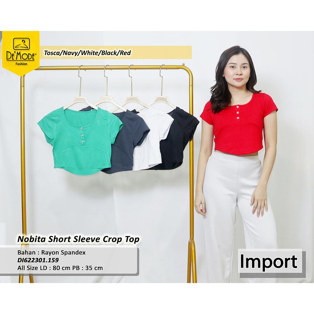 Nobita short sleeve crop top (DI159)
