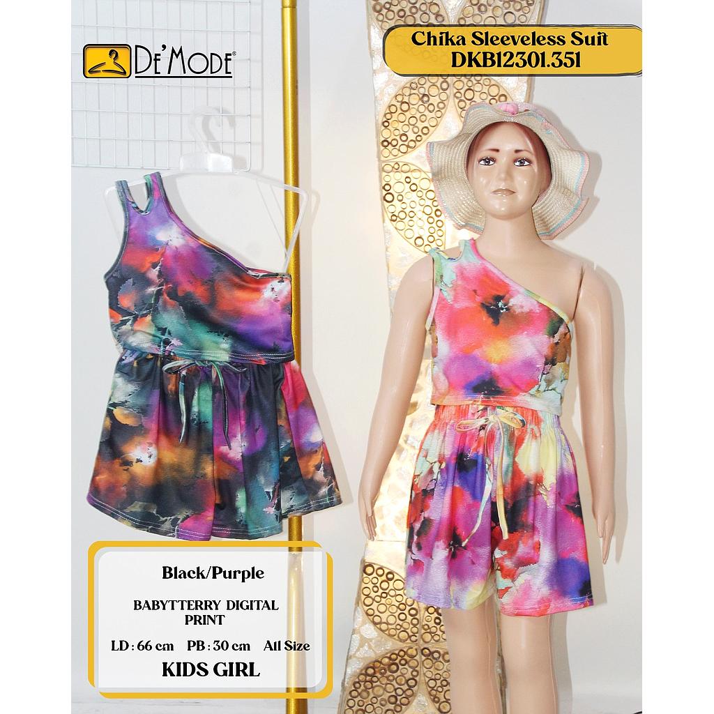 Chika sleeveless suit (DK.351)