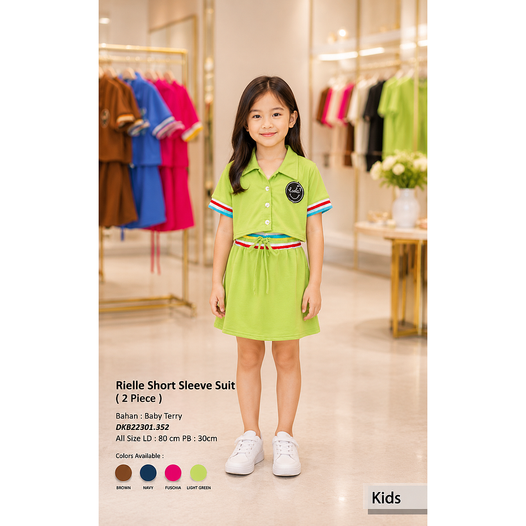 Rielle short suit (2piece)(DK.352)