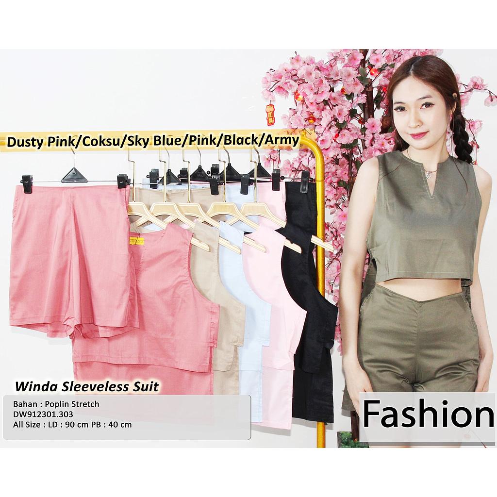 Winda sleeveless suit (2piece)(DW.303)