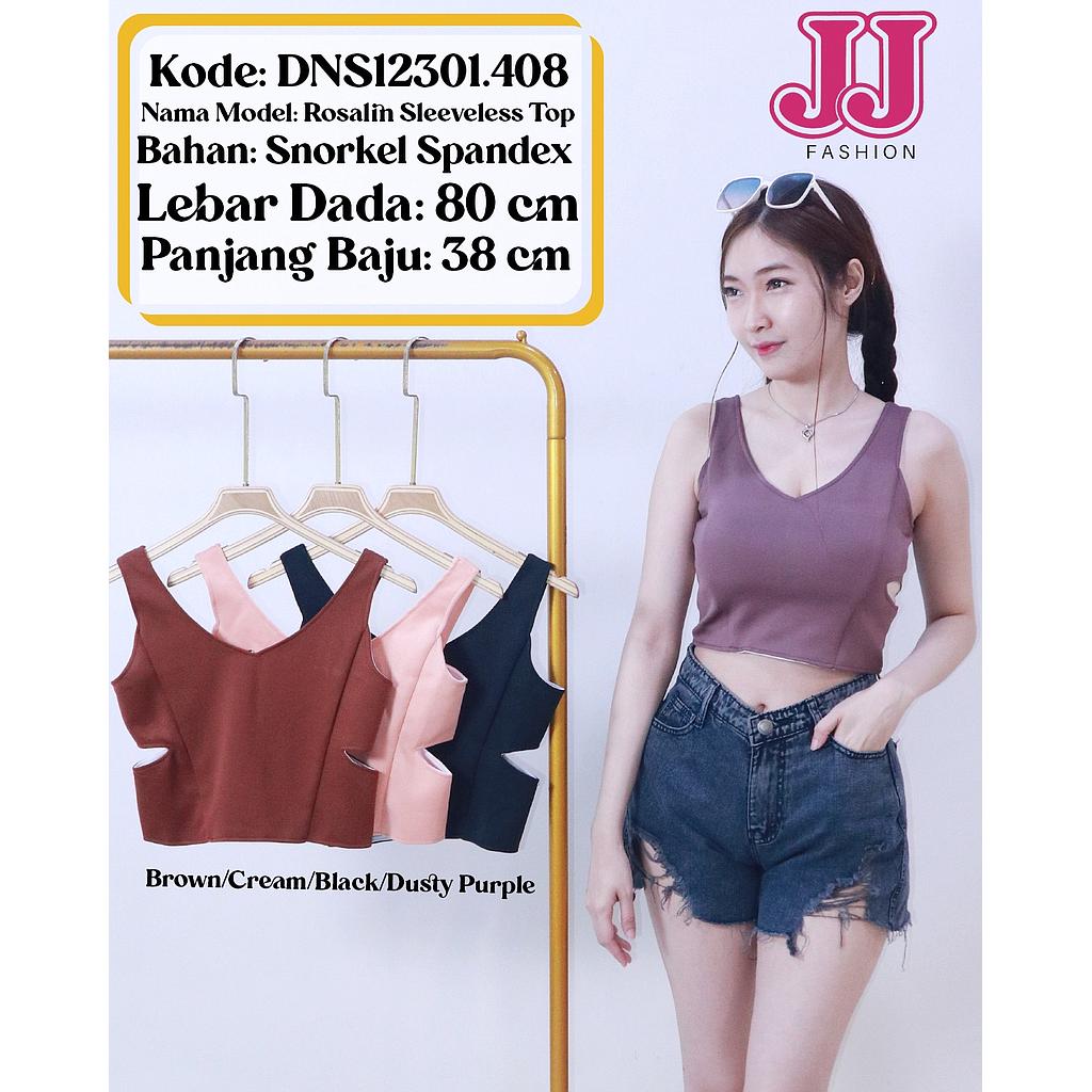 Rosalin sleeveless top  (DN408)