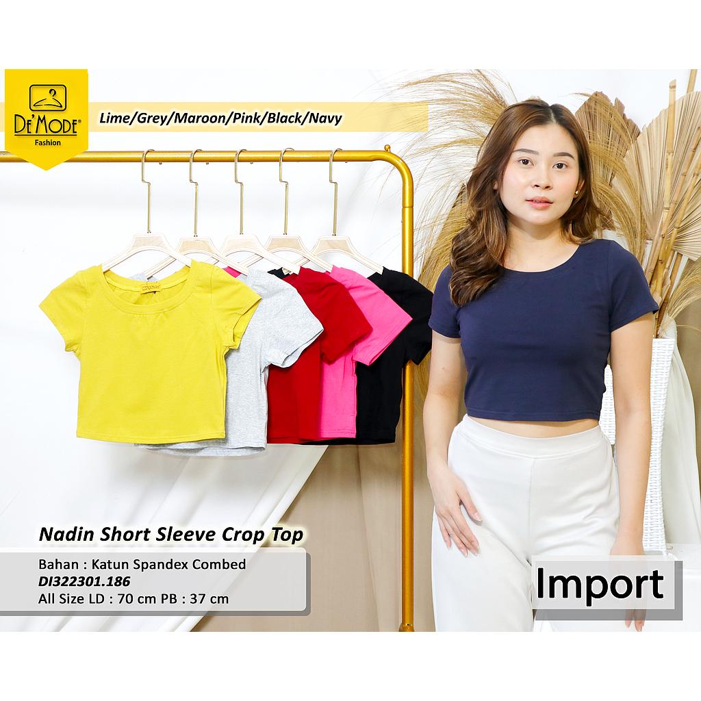 Nadin short sleeve crop top (DI.186)