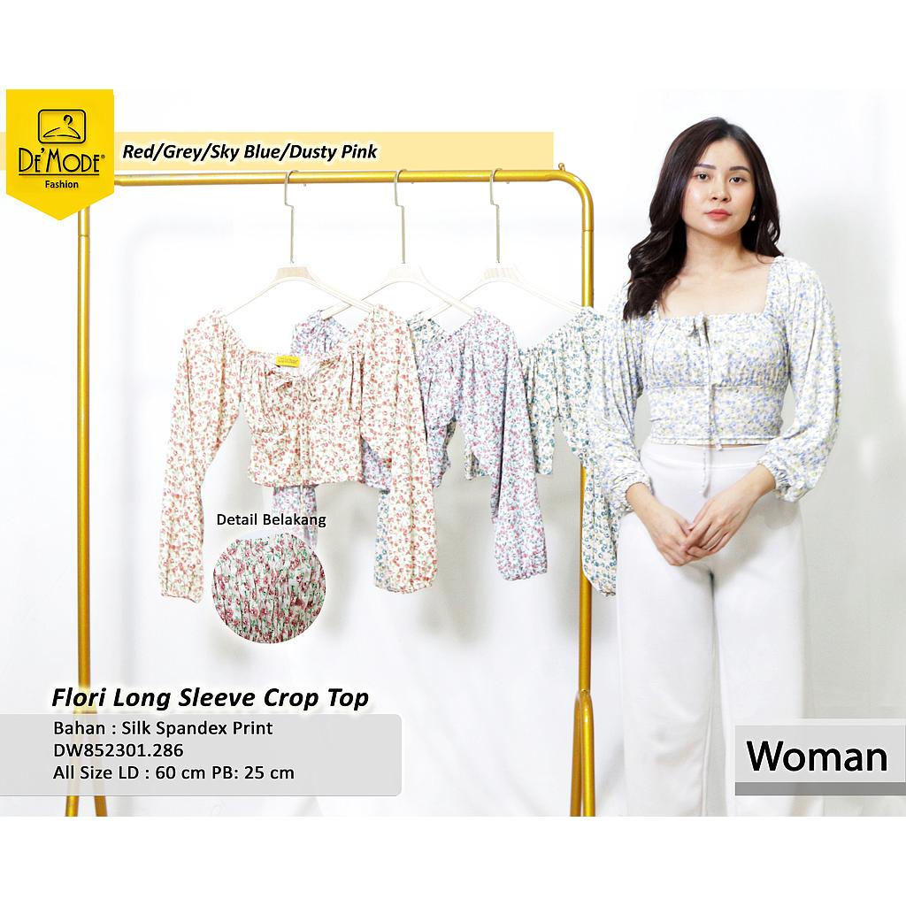 Flori long sleeve crop top (DW.286)
