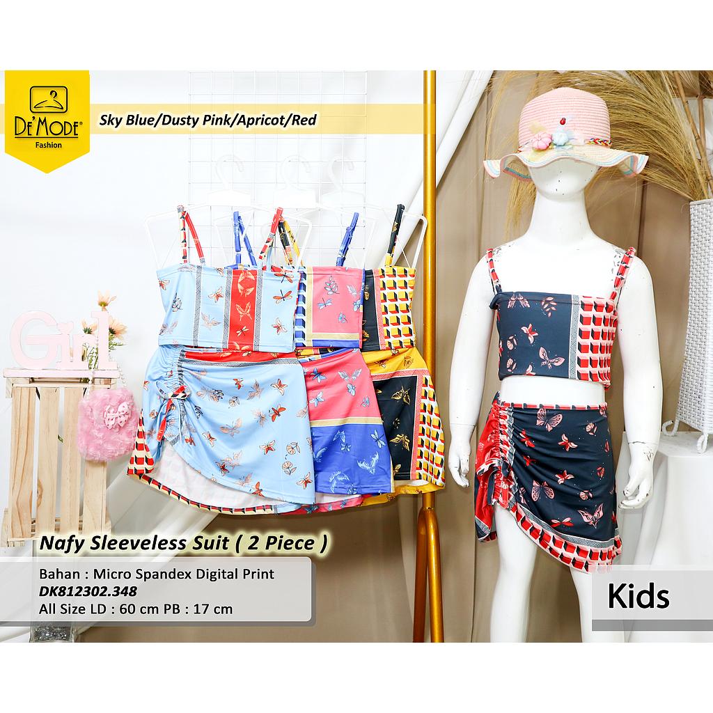  Nafy sleeveless suit (2 piece)(DK.348)