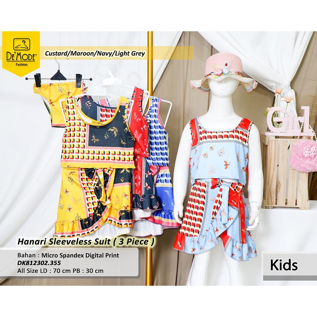 Hanari Sleeveless suit (3piece) (DK.355)