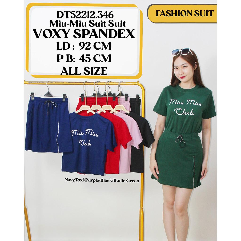 Miu-miu Short Suit (2piece) (DT.346)